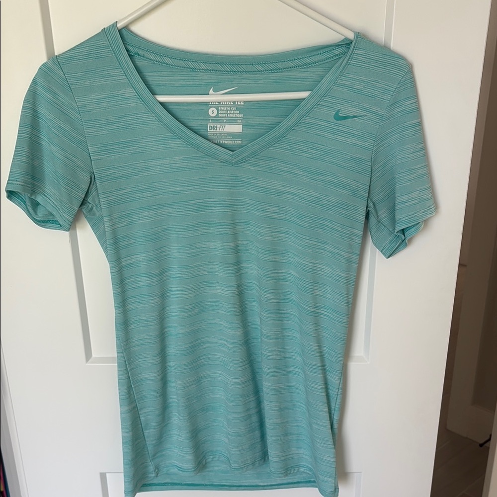Nike Women's Aqua V-Neck Top